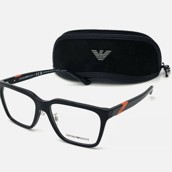 Emporio Armani Black Lens 57mm Eyeglasses - Picture 1 of 4